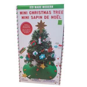 Kid Made Modern DIY Mini Christmas Tree Set for Kids, 3D Christmas Tree, NEW